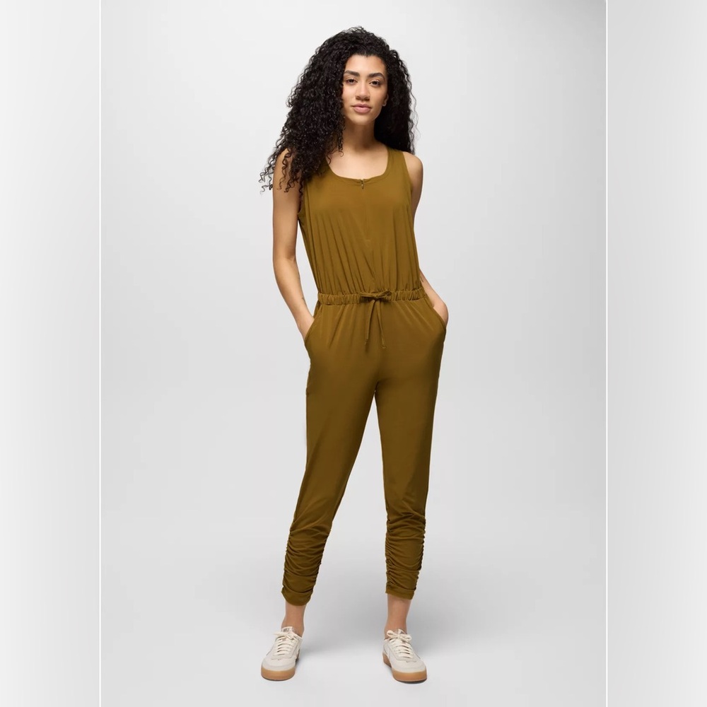 Prana Burnt Orange Railay Sleeveless Jumpsuit
